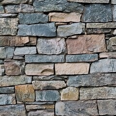 Stone wall adds rustic charm