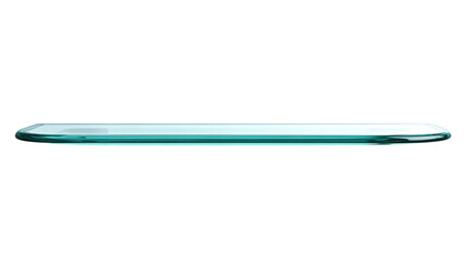 Minimalist transparent glass shelf