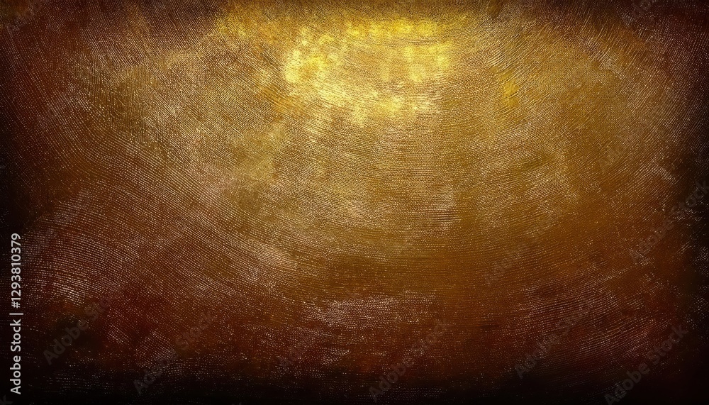 Poster textured golden abstract swirl with metallic sheen and soft light reflections, ideal for creative de