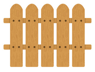 Wooden Fence - Rustic Picket Fence for Garden and Farm