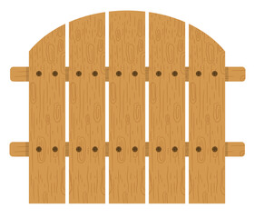 Wooden Fence - Rustic Picket Fence for Garden and Farm