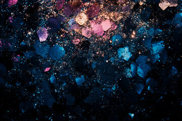 Fototapeta premium Abstract shiny diamonds background. Luxury glitter crystal stone backdrop