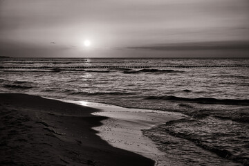 Sonnenuntergang über der Ostsee