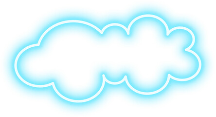 Neon Cloud Sign