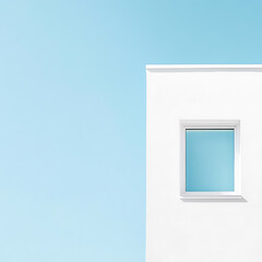 Minimalist window design modern architecture visual art bright environment straight-on view clean aesthetic for seo impact