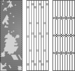 sketch vector silhouette illustration background pattern cnc partition modern classic ethnic traditional