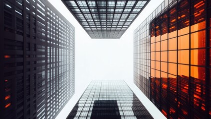 Urban Skyscrapers, Upward View