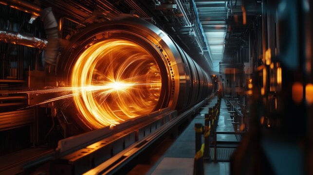 Energy surge of particle accelerator