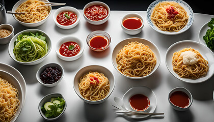 Spaghetti and Toppings