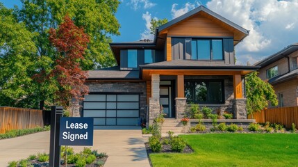 Leased Modern House, Suburban Dream Home