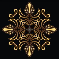 Obraz premium Batik Motif Pieces for beginners learning to draw batik