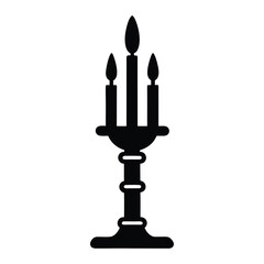 candlestick vector icon.