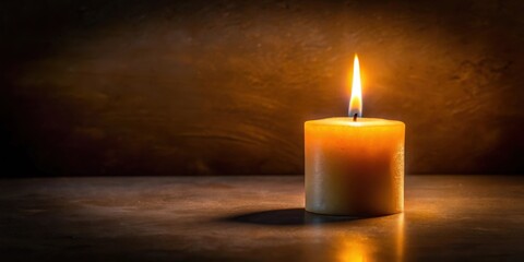 Soft, warm glow of candle flame on a dark background, shadow, candle flame,  shadow,candle flame, flicker
