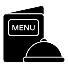 An icon design of menu book