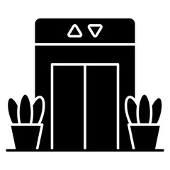 Modern design icon of lift