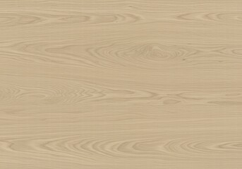 Naklejka premium Smooth Wooden Surface with Subtle Natural Patterns in a Soft Light Wood Tone
