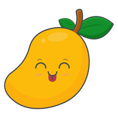 Cute Mango Character