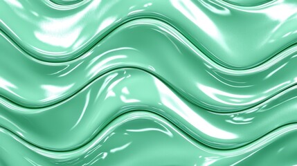 A vibrant tapestry of emerald green, woven with soft, flowing waves and smooth, gradient transitions that pulsate with a lively, modern energy. 