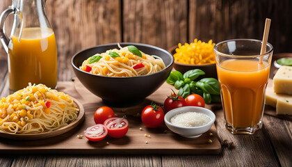 Delicious Pasta Dish with Corn and Basil
