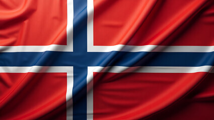 Fototapeta premium Norway nation flag background.