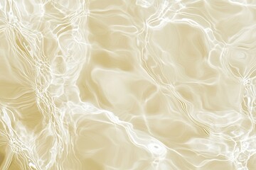 Fototapeta premium Subtle Beige Water Texture: Elegant Ripples and Swirls, Perfect for Backgrounds, Websites, Branding, Design Projects, Invitations, Packaging, and More. High-resolution image ideal for print and 