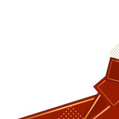 Certificate Border and Corner Decorative Design. Geometric Border for Presentation Design