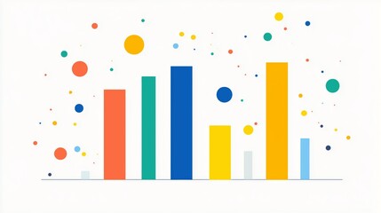Vitality data of color bar chart