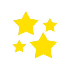 Obraz premium cute yellow sparkle decorative element