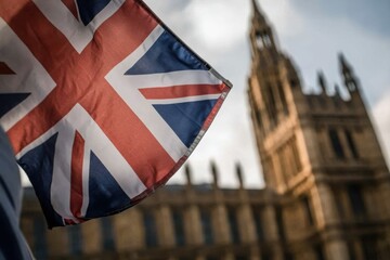 A flag on a government building or parliament house â€“ popular for news outlets. 