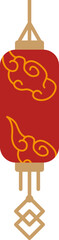 Chinese new year lantern vector illustration