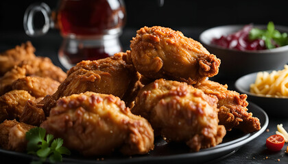 Crispy Fried Chicken with Sides