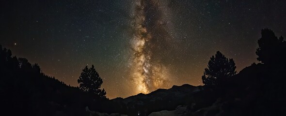 Vibrant Milky Way core glowing in deep space with intricate star details, ideal for astronomy apps, educational materials, or science-themed branding.