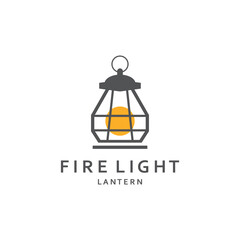 Lantern Lamp Design Vector Template