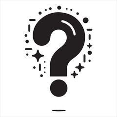 question mark symbol vector