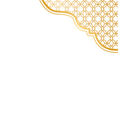 Islamic Ornament Frame and Border for Ramadan Design. Islamic Ramadan Frame