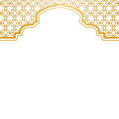 Islamic Ornament Frame and Border for Ramadan Design. Islamic Ramadan Frame