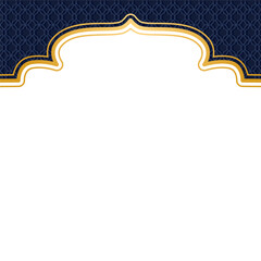Fototapeta premium Islamic Ornament Frame and Border for Ramadan Design. Islamic Ramadan Frame