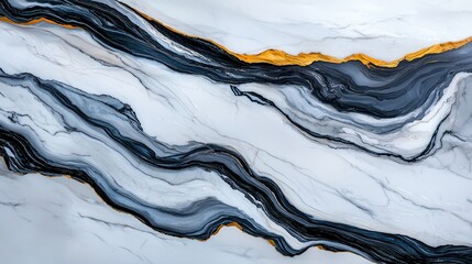Obraz premium Elegant Black and White Marble with Gold Vein Design for Modern Interiors