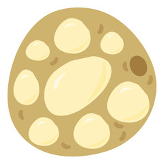 Adipocyte biege colored icon