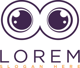 Mobile Orange owl logo with a modern minimalist creative design. A symbol of beauty, intelligence and professionalism. Suitable for branding, business and visual identity