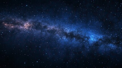 Night view of sky with shining stars