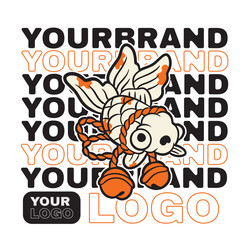 Free Vector | Flat design koi fish logo design	
