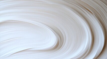 Soft, flowing cream texture creates serene and calming visual ex