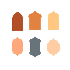 Collection of Islamic Window Frame Shape