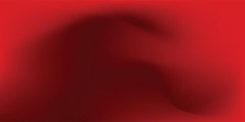 Abstract red gradient background, light and shadow on the backdrop with dimensions,