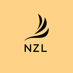 NZL letter logo design 