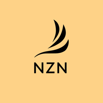 NZN letter logo design 