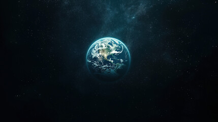 Obraz premium Stunning High Resolution Image of Earth from Space Perfect for Science Education and Environmental Awareness Campaigns