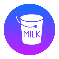 Milk Bucket Icon