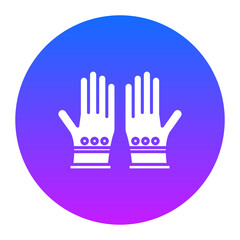 Obraz premium Hand Gloves Icon